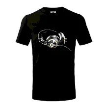 DJ sluchátka zlatá