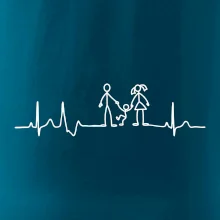 EKG rodina a jedno dítě EKG rodina a jedno dítě