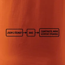 Jsem z října mám vždycky pravdu diagram