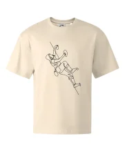 Lezecká stěna jedním tahem