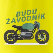 Budu závodník  zelený cafe racer