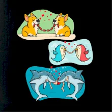 Projev lásky zvířata