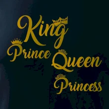 King Queen Rodinná zlatá