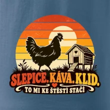 Slepice káva klid a pohoda