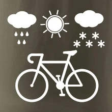 Cyklista za každého počasí