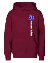 Hvězda života - vlastní nápis vpředu a vzadu