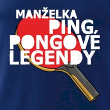 Manželka ping pongové legendy