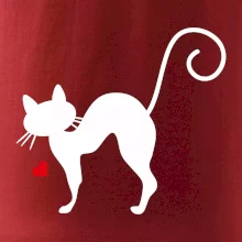 Zamilovaná kočka prohnutá