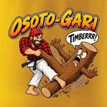 Osoto gari timber judo