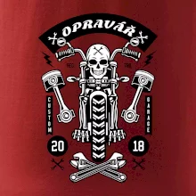 Lebka motorkář opravář