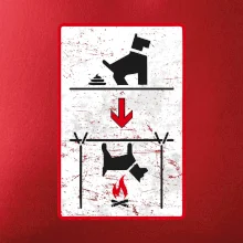 Tričko pro odpůrce sraní na chodníku