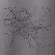 Mapy měst černobílé Klatovy