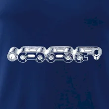 Cyklistický řetěz nákres