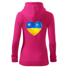 Ukrajina srdce vlajka Ukrajina srdce vlajka