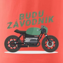 Budu závodník  zelený cafe racer
