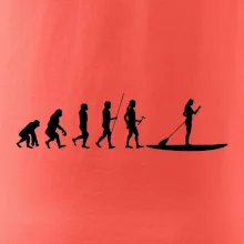 Evoluce paddleboard žena