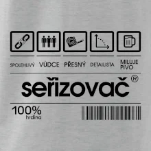 Čárový kód - seřizovač