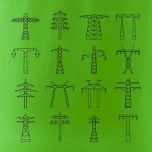Typy stožárů vysokého napětí
