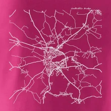 Černobílá mapa  Jindřichův Hradec (37701)