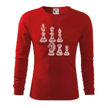 Šachové figurky kreslené