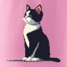 Mourovatá kočka pixel