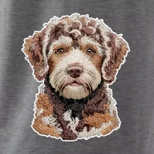 Lagotto romagnolo vyšívaná hlava