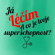 Já léčím - tvoje superschopnost? Šikmý nápis