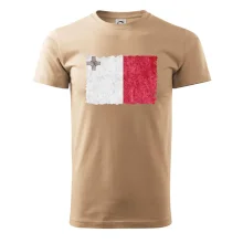 Vlajka Malta okousaná