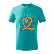 Srdce pride duha kreslená