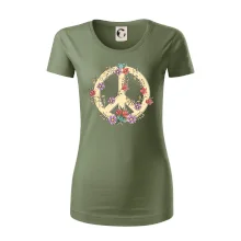 Peace symbol pískový