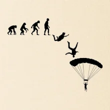 Evoluce parašutista seskok