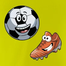 Parové triko - Kopačka a míč