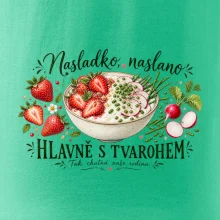 Nasladko naslano hlavně s tvarohem