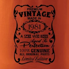 Vintage Etiketa - 1981