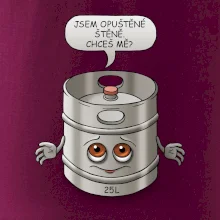 Opuštěné štěně - sud (Hana-creative)