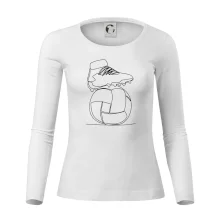 Fotbalový míč kopačka jedním tahem