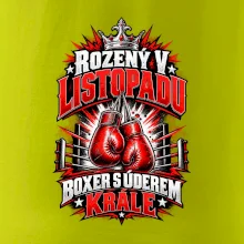 Listopadový boxer s úderem krále