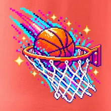 Pixel art basketbalový koš