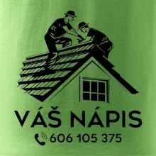 Tričko pro pokrývače - Dva dělníci