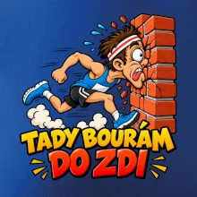 Maratonec tady bourám do zdi