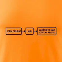 Jsem z října mám vždycky pravdu diagram