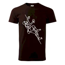 Lezecká stěna jedním tahem