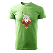 Rys s červenými růžemi  (Pecka design)
