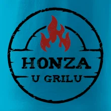 Vlastní jméno u grilu v kruhu Vlastní jméno u grilu v kruhu
