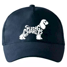 Kavalír king Charles španěl nápis v těle