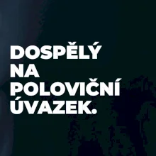 DOSPĚLÝ NA POLOVIČNÍ ÚVAZEK.