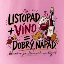 Listopad a víno je dobrý nápad