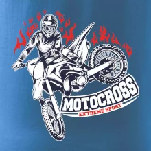 Motocross extreme sport fire