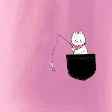 Kočka s rybou v kapse