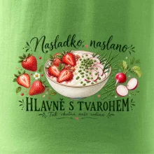 Nasladko naslano hlavně s tvarohem